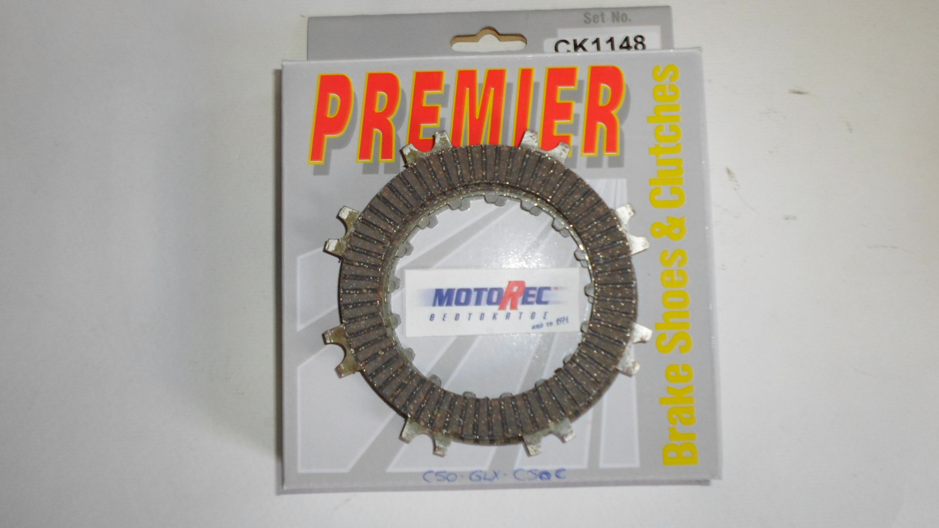 ΔΙΣΚΟΙ ΣΥΜΠΛΕΚΤΗ ΑΓΓΛΙΑΣ HONDA C50/C50C/GLX 50-90cc